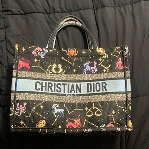 COPY - Christian Dior Black Zodiac Tote Bag